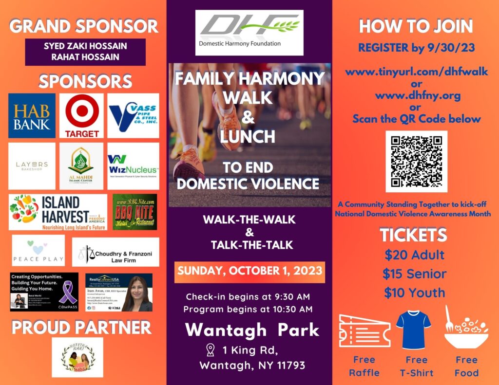 Walk to End Domestic Violence – Domestic Harmony Foundation