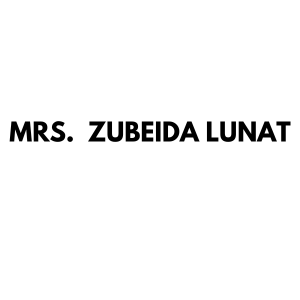 Mrs. Zubeida Lunat